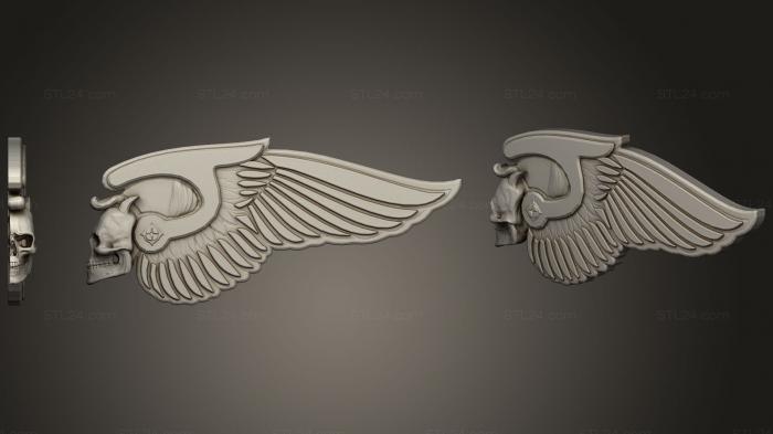 Статуэтки и статуи разные (Ангелы ада, STKR_0840) 3D модель для ЧПУ станка